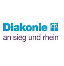 Logo mit Text Diakonie an sieg und rhein