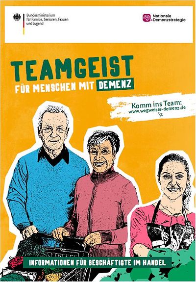 Titelseite Teamgeist - Informationen für Beschäftigte im Handel