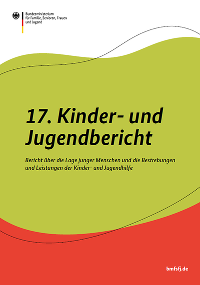 Titelseite vom 17. Kinder- und Jugendbericht